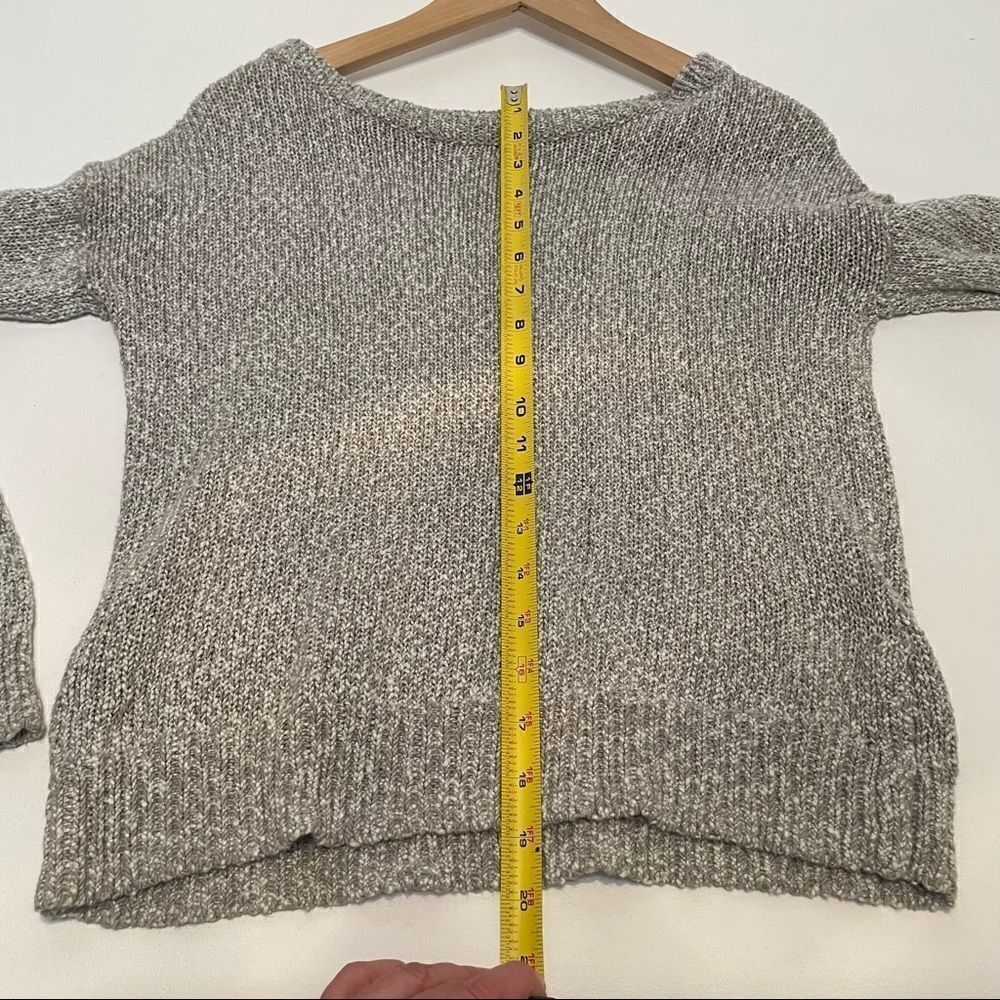 Banana Republic Heritage Collection 100% cotton gray pullover sweater Small - Picture 10 of 10